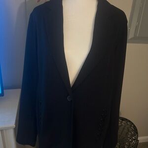 Simply Vera Vera Wang Classic Black Blazer